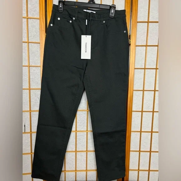 NWT Thakoon Charcoal Straight-Leg Jeans size 8 - Picture 3 of 13
